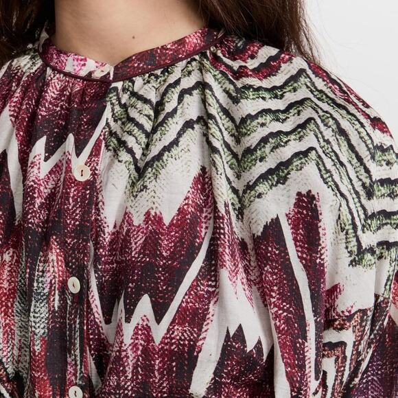 Chufy Pia Blouson Sleeve Minidress Calvi Pink XS - Picture 6 of 14